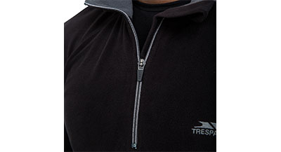 Trespass Mens Fleece - Black