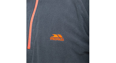Trespass Mens Fleece - Carbon