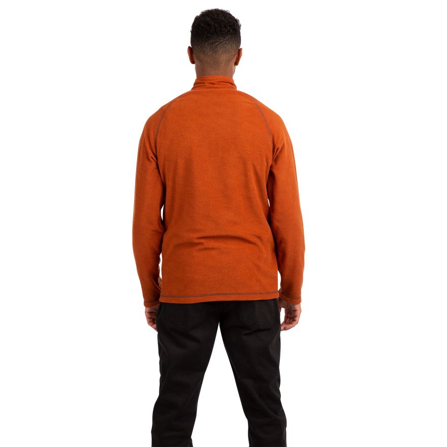 Trespass Keynote Mens Fleece - Burnt Orange